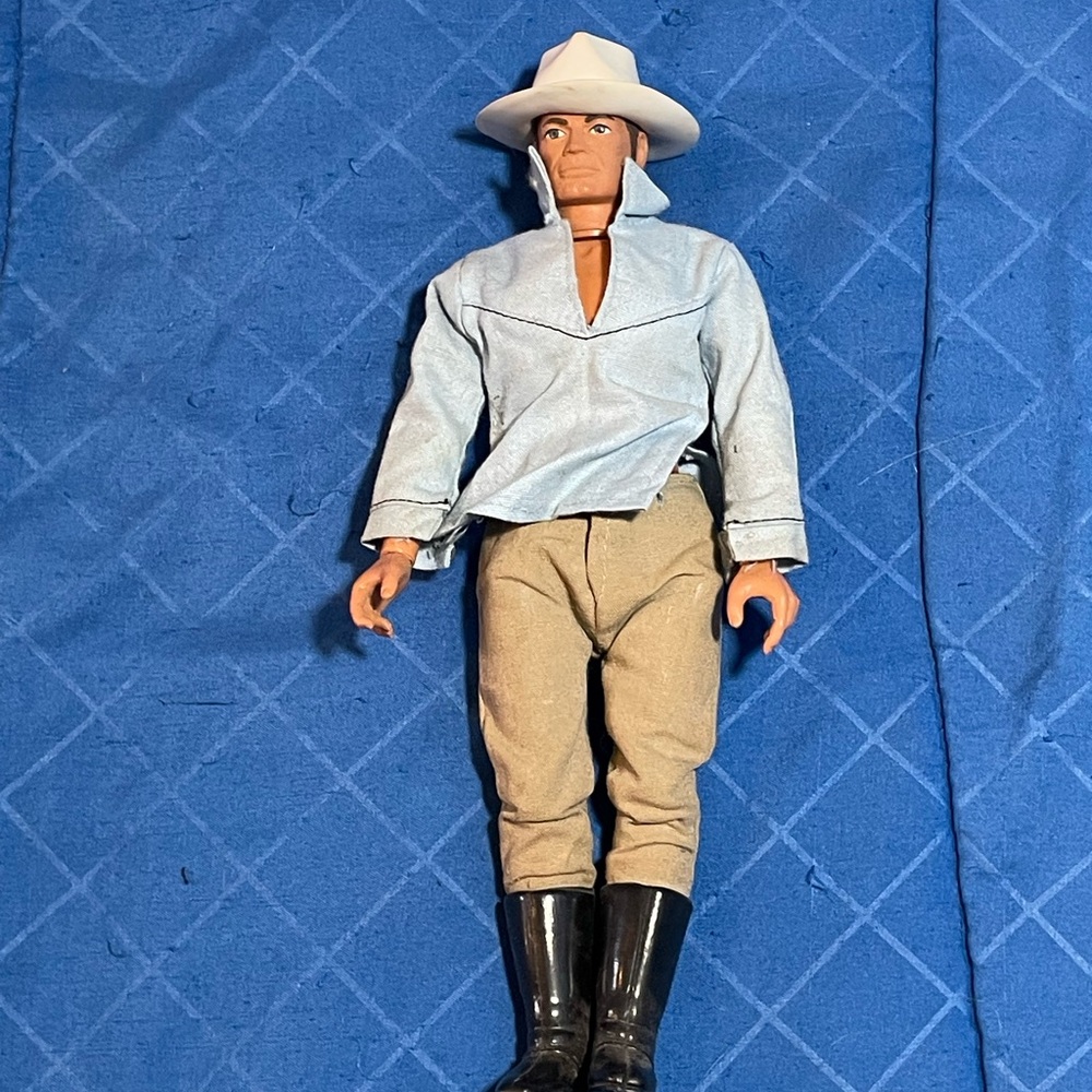 Vintage 1973 The Lone Ranger 10” partially outfitted action figure